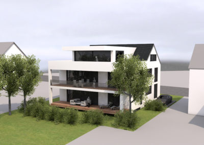 Neubau besonderes 2-Familienhaus mit moderner Architektur