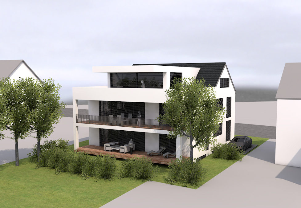 2023 Singen Neubau besonderes 2-Familienhaus mit moderner Architektur